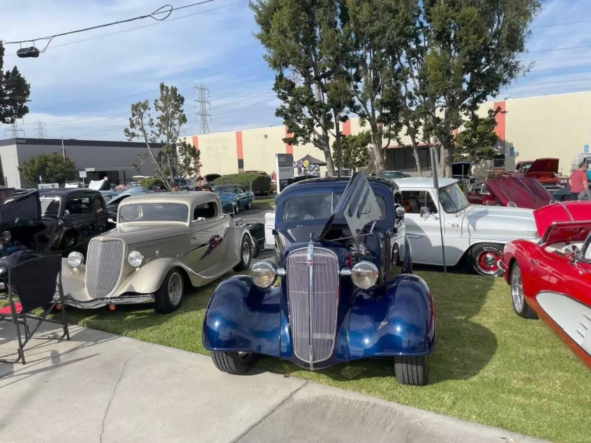 Vintage cars at Highway 39 Event Center car show.