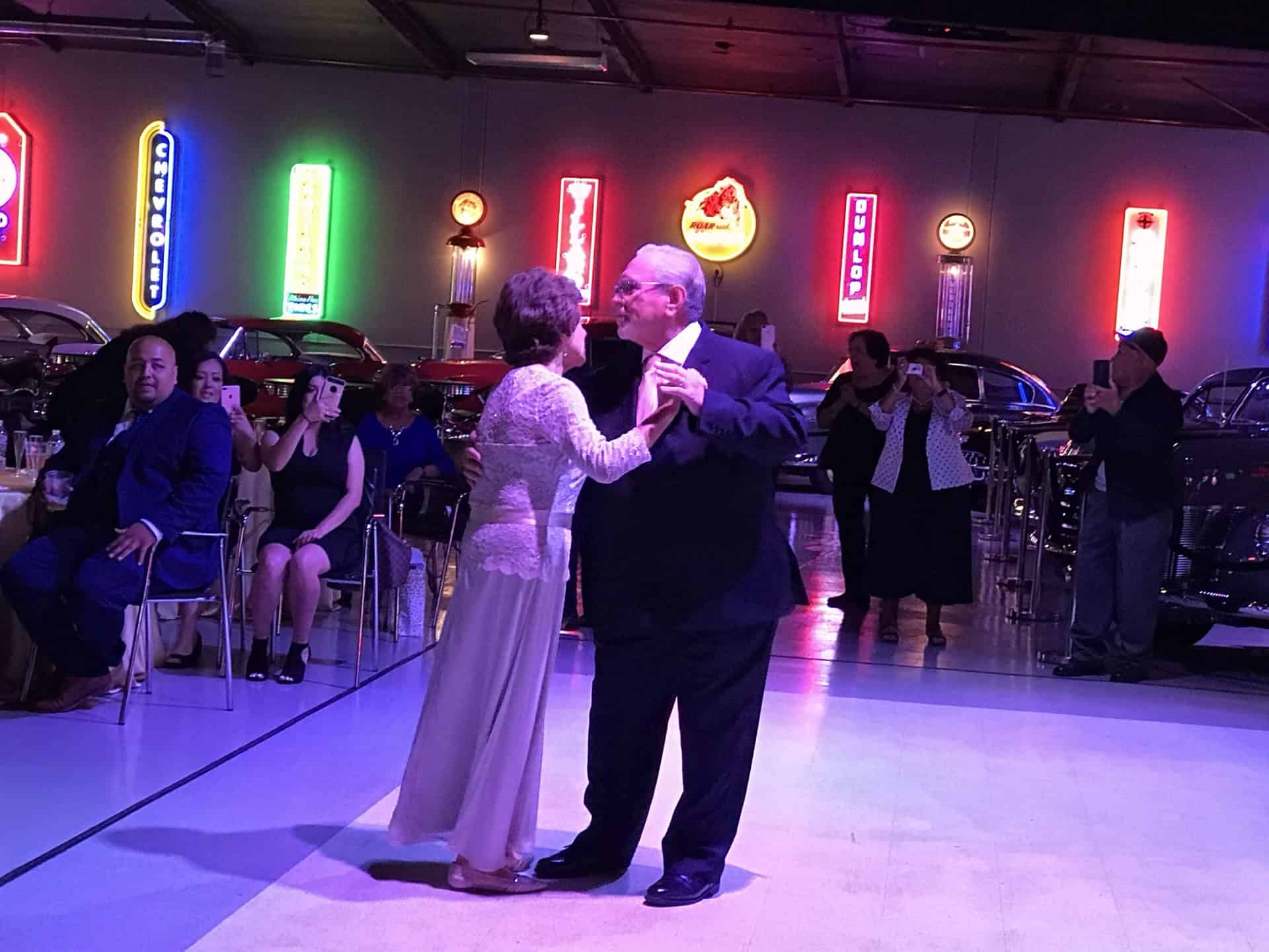 Dance at Highway 39 Event Center with couples enjoying a night of music and elegance.