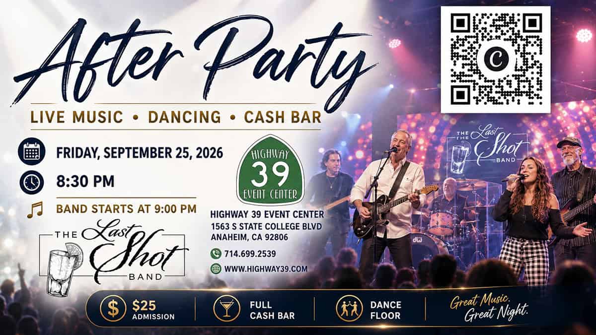 Event background at Highway 39 Event Center